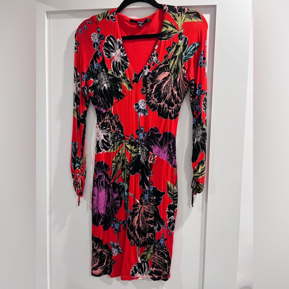 Red Guess dress